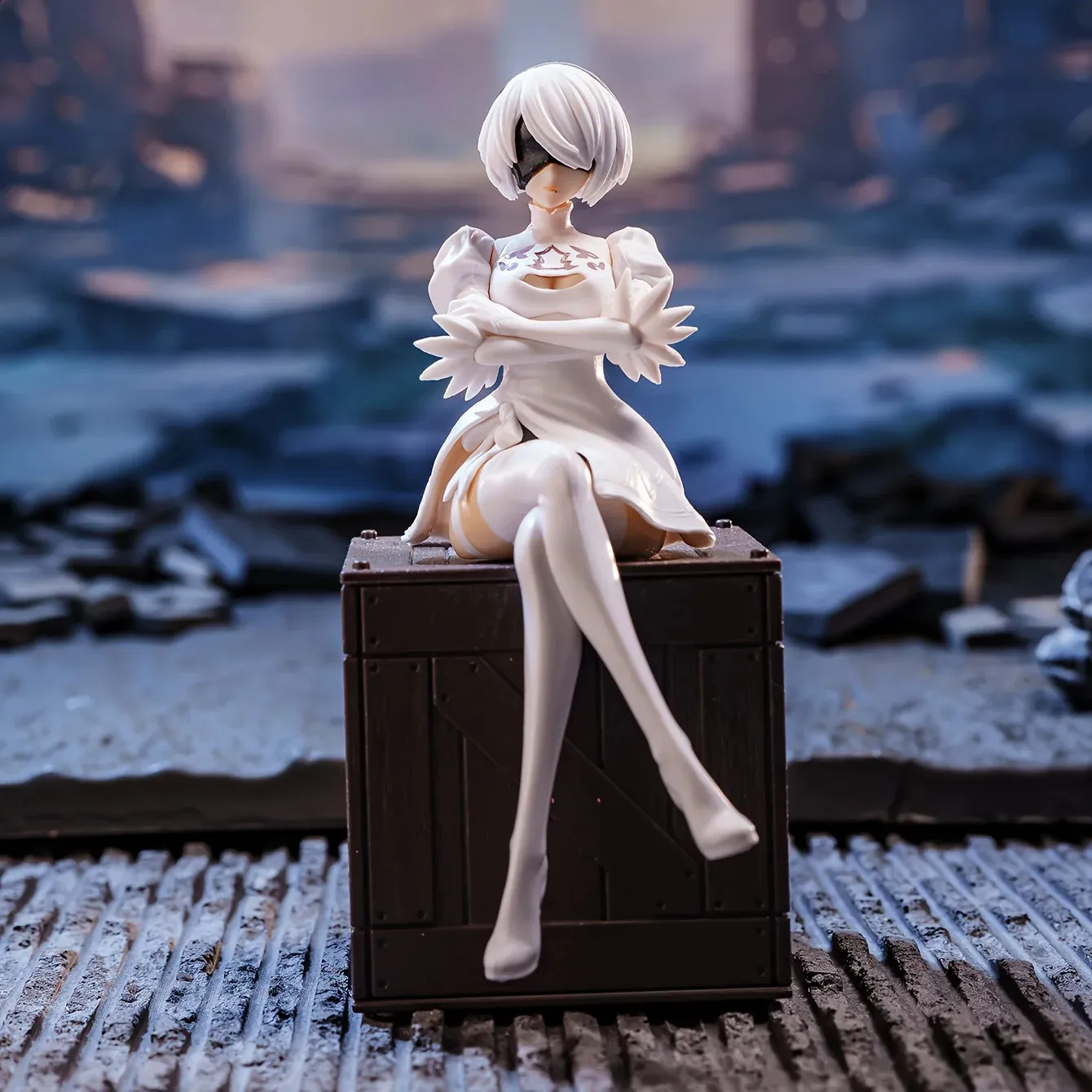 NieRAutomata 2B アニメ フィギュア スタチュー 収集価値のある家の