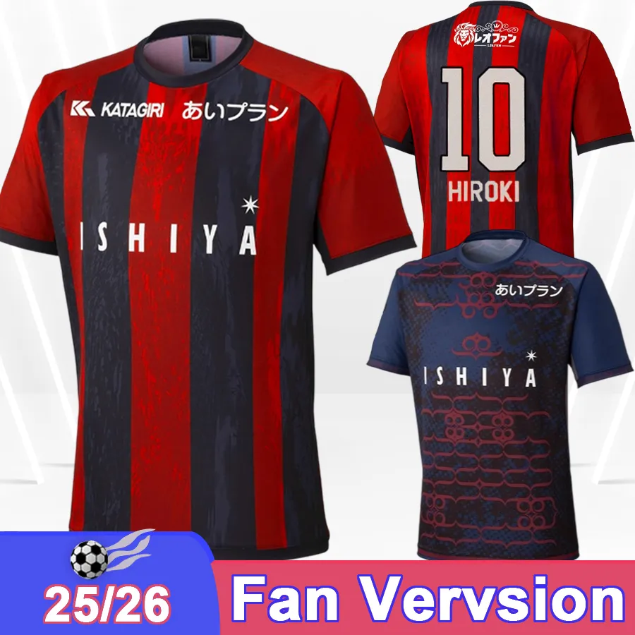 Men's 25 26 Hokkaido Consadole Sapporo Soccer Jerseys Short Sleeve