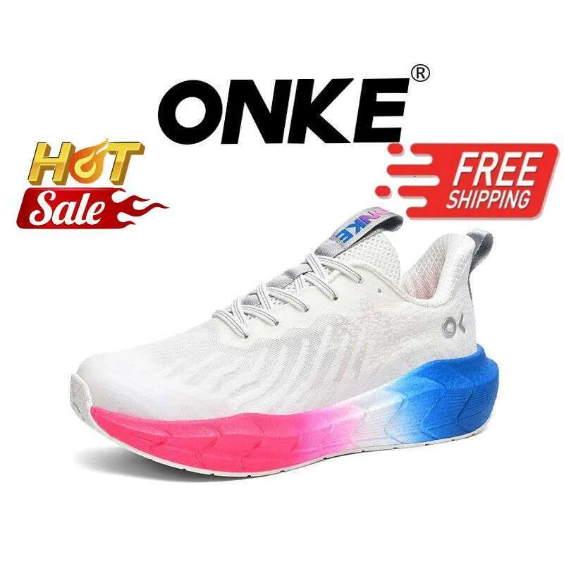 ONKE Mesh hardloopschoenen, ultralicht, ademend, schokabsorberend, comfortabele en veelzijdige sportschoenen voor dagelijks gebruik._voghion.com