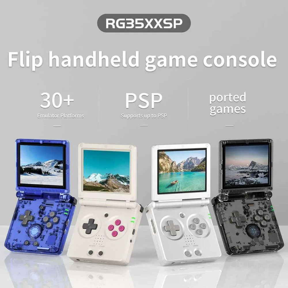 ANBERNIC RG35XXSP 3.5 in IPS Screen Handheld Linux Gaming Console with ...