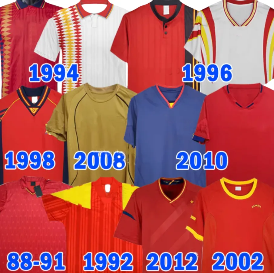Maillot Vintage Espagne David Villa - Adidas Rouge, Taille M