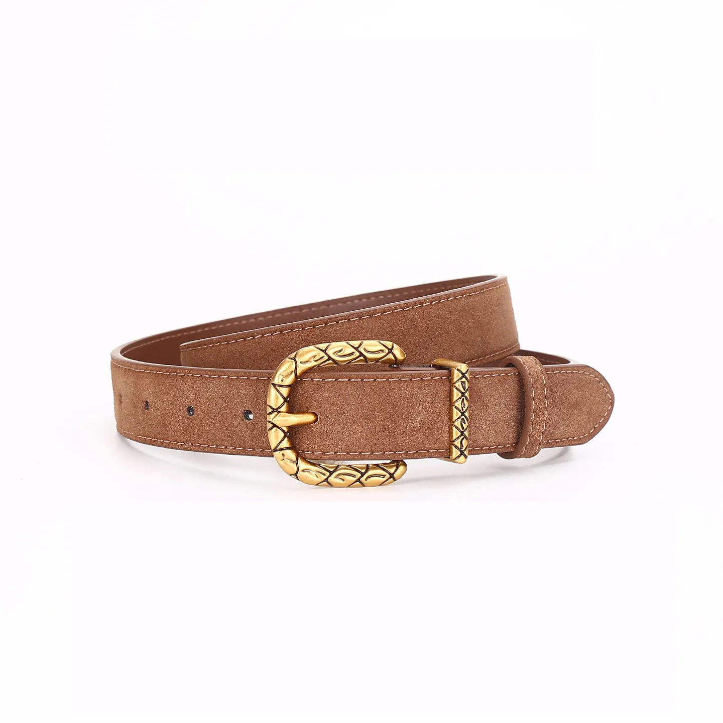 Womens Genuine Suede Leather Belt, Cowhide... From 17,79 