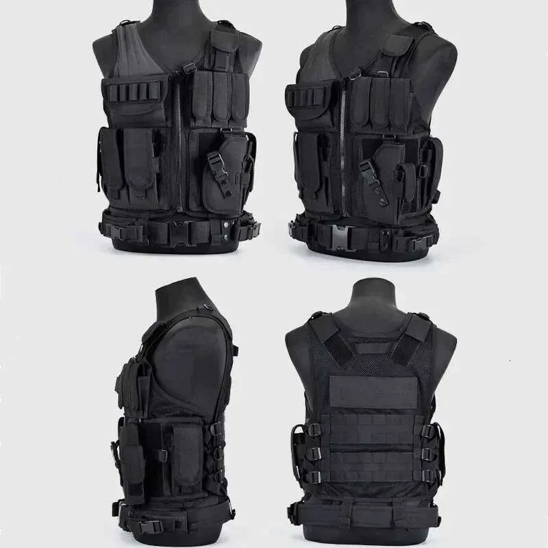 Adjustable Molle Tactical Vest Combat Body Armor... From Wangknife, $28 ...