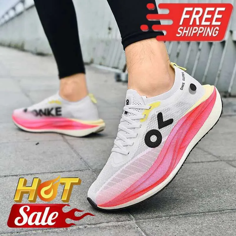 ONKE Unisex Carbon Plate Running Shoes 2026 Summer New Lightweight Breathable Anti Slip Wear Resistant Cushioned Couple_voghion.com