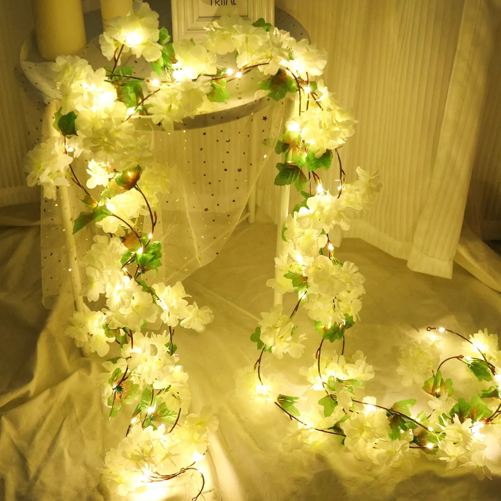Kirschblüten LED Licht, Künstliche Blumen, Ranken Für... Von 7,45 €