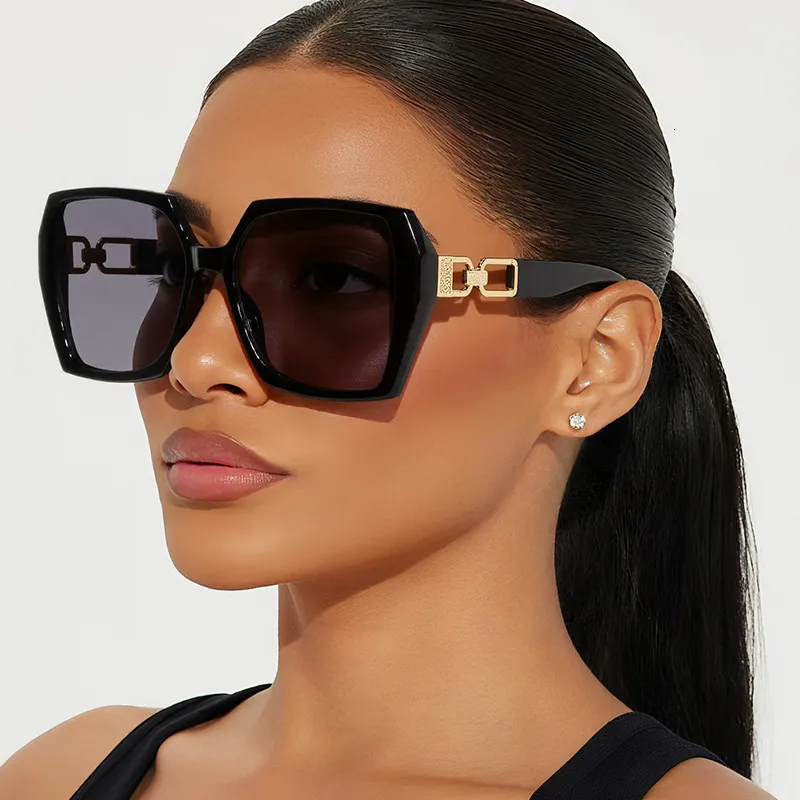 Square Large Frame Sunglasses for Women and Men with UV  display picture 1