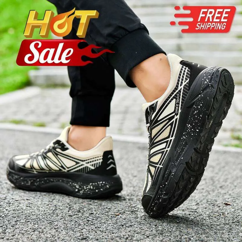 ONKE Ultra Light Wear Resistant Sports 2026 New Unisex Autumn Breathable Shock Absorption Running Shoes Black High_voghion.com