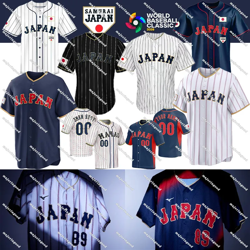 Camiseta Japón Béisbol 16 Shohei Ohtani 2026 WBC De 10,27