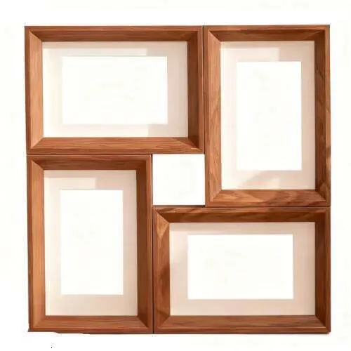 KARE Design Framed Picture Book Club/規4 S260205 Kompozit Dört Kare Ahşap Fotoğraf Çerçevesi  Yi TL323