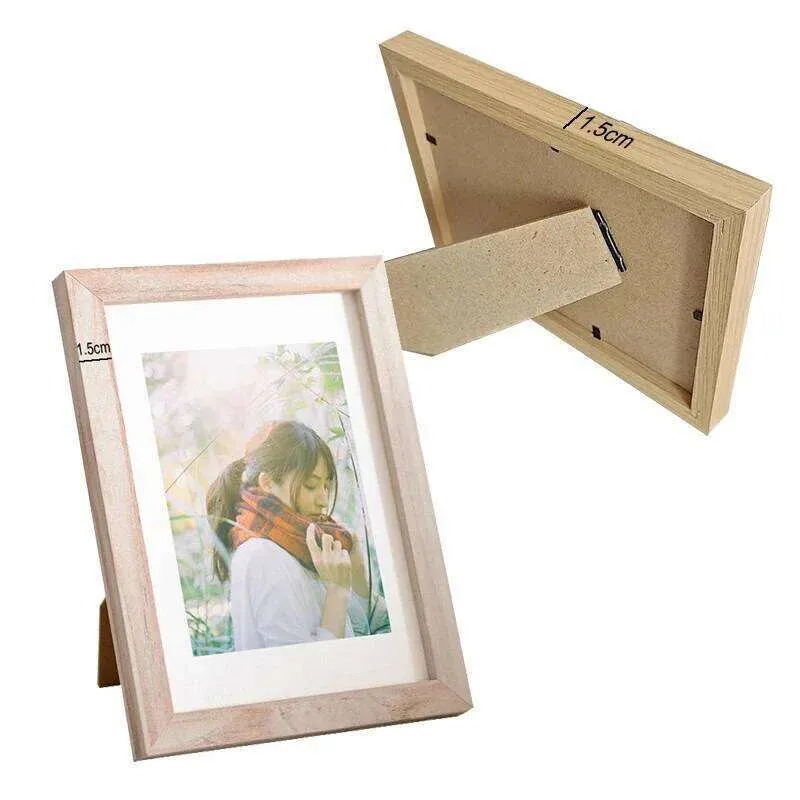 Custom Frame Stand Frame Custom Wooden Picture Frame Stand Vintage Photo Display For Wall ...