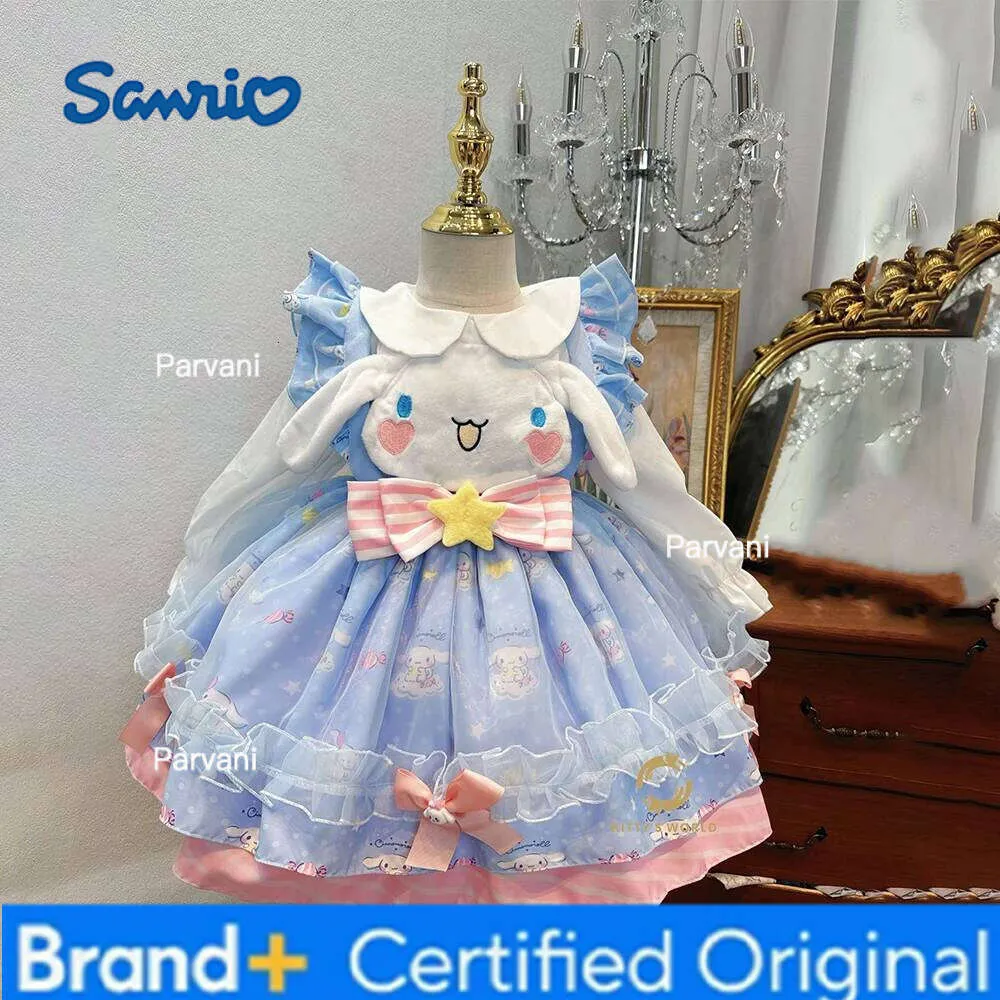 Sanrio Cute Cartoon Cinnamoroll Girls Lolita s Spring Autumn Party Role Play Tutu Child Dress Birthday Gift H260206 from Dhgate Girl's Dresses