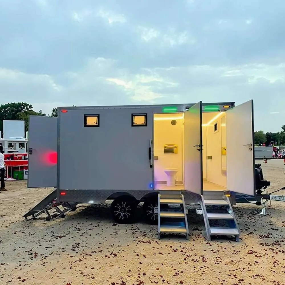 Multi Stall Portable Restrooms   Mobile Toilets With... 