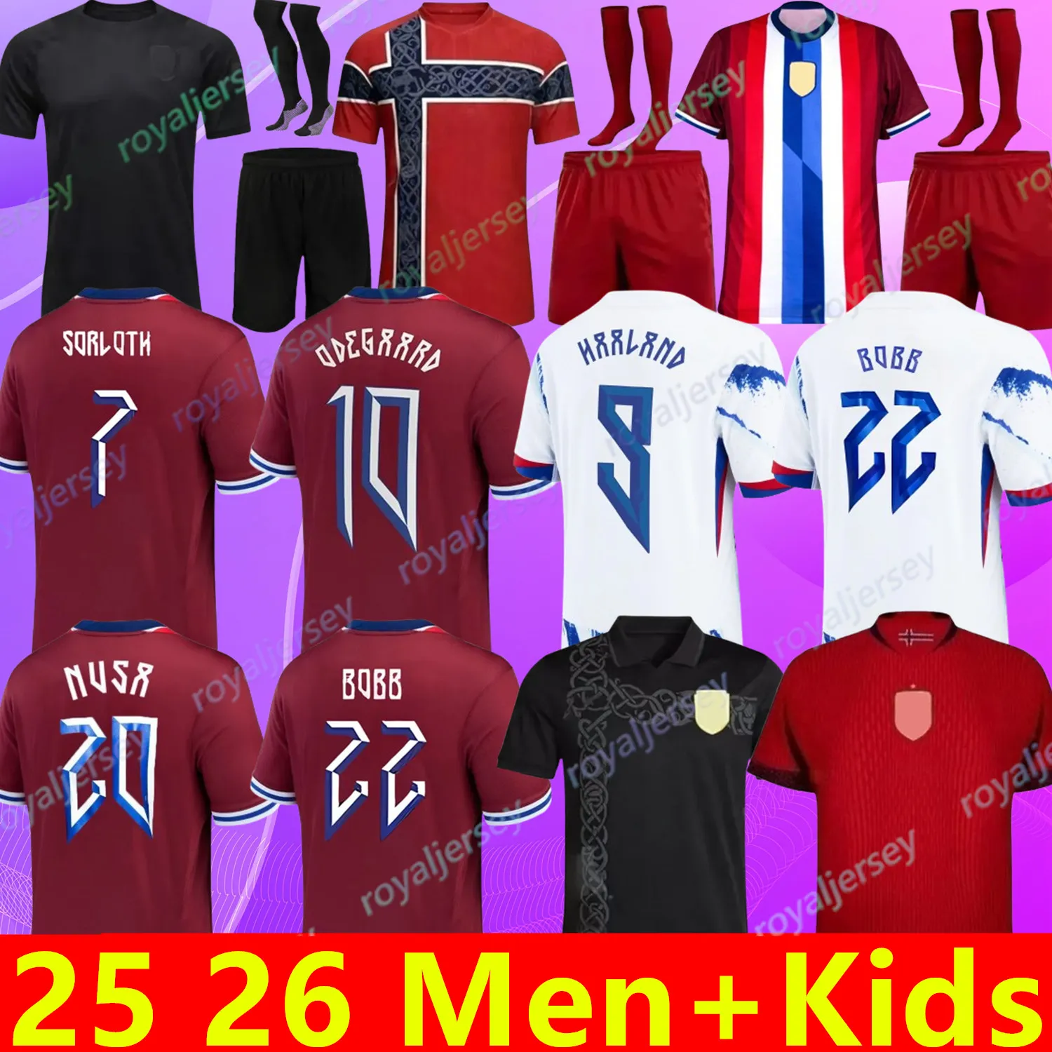 2025 2026 Norway HAALAND 2026 World Cup Soccer Jerseys SORLOTH NUSA ...