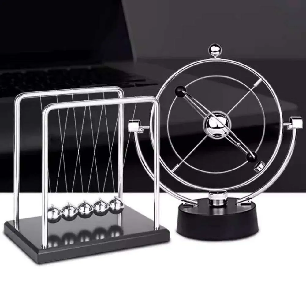 Rotation Perpetual Motion Newton Pendulum Balance Ball 9.65in 24.5cm ...