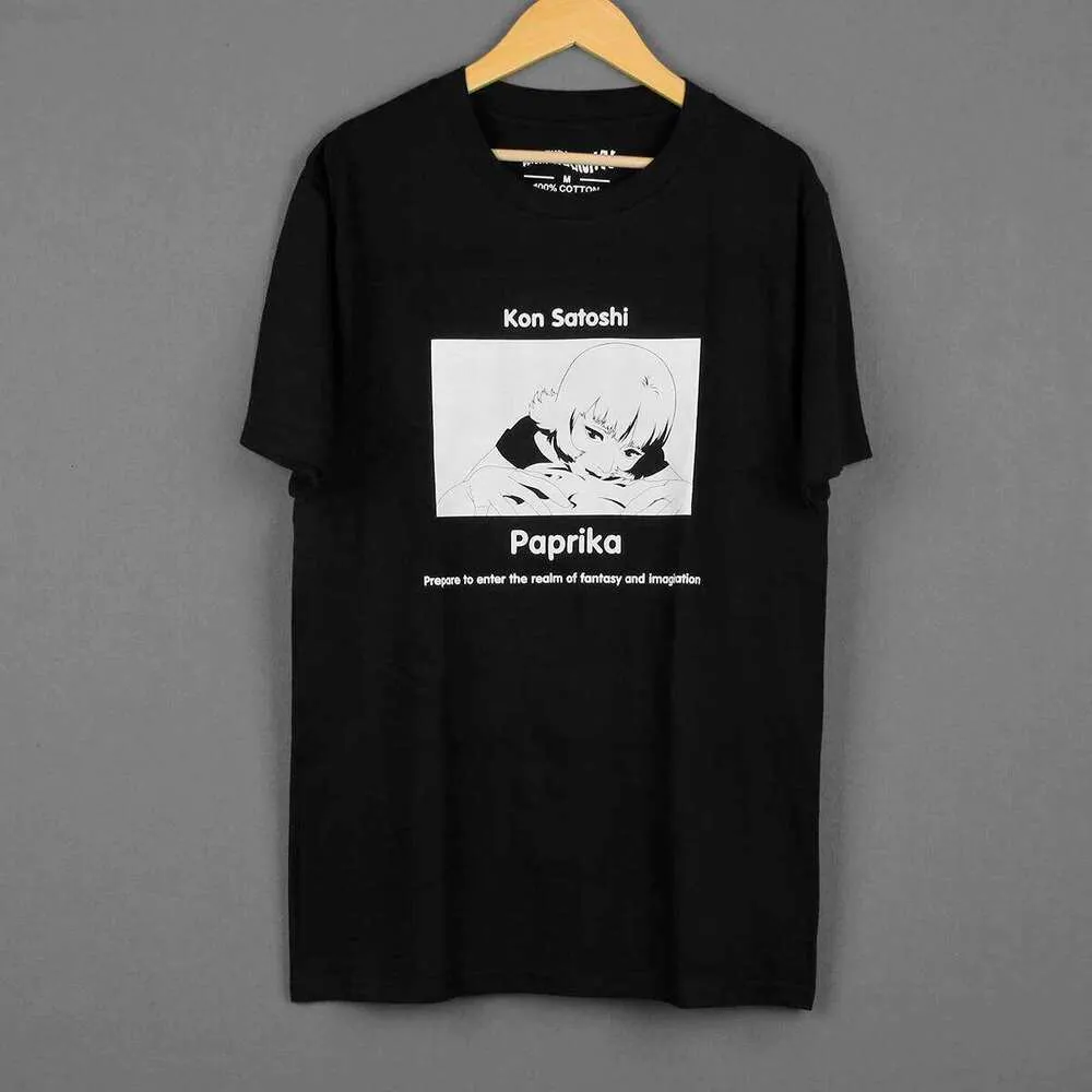 パプリカ Tシャツ 男性用日本アニメコットンシャツ 今敏 ミレニアム