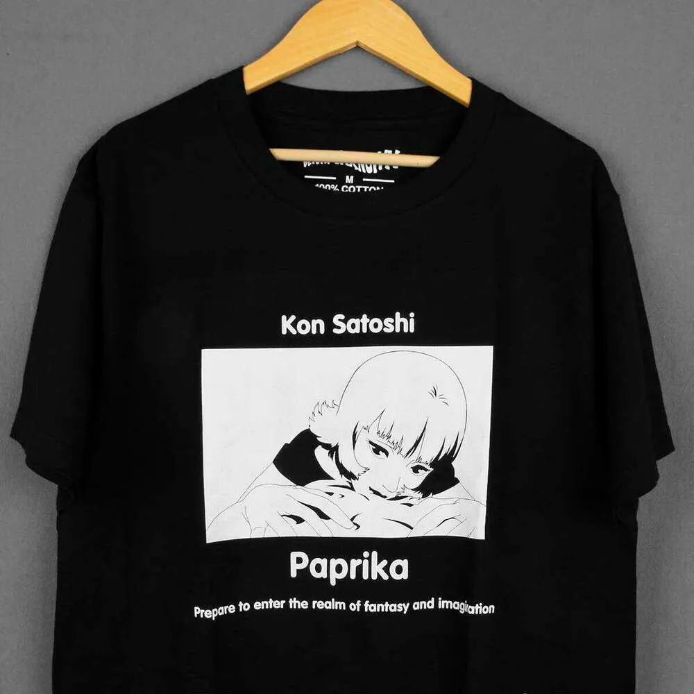 パプリカ Tシャツ 男性用日本アニメコットンシャツ 今敏 ミレニアム