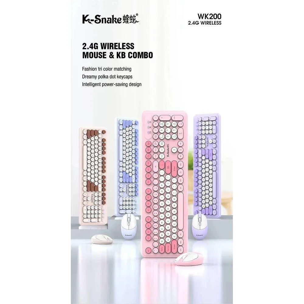 Curated visual reference: Gallery Detail: Aula Wk200 Wired Mechanical Full Size Usb Keyboard And Mouse