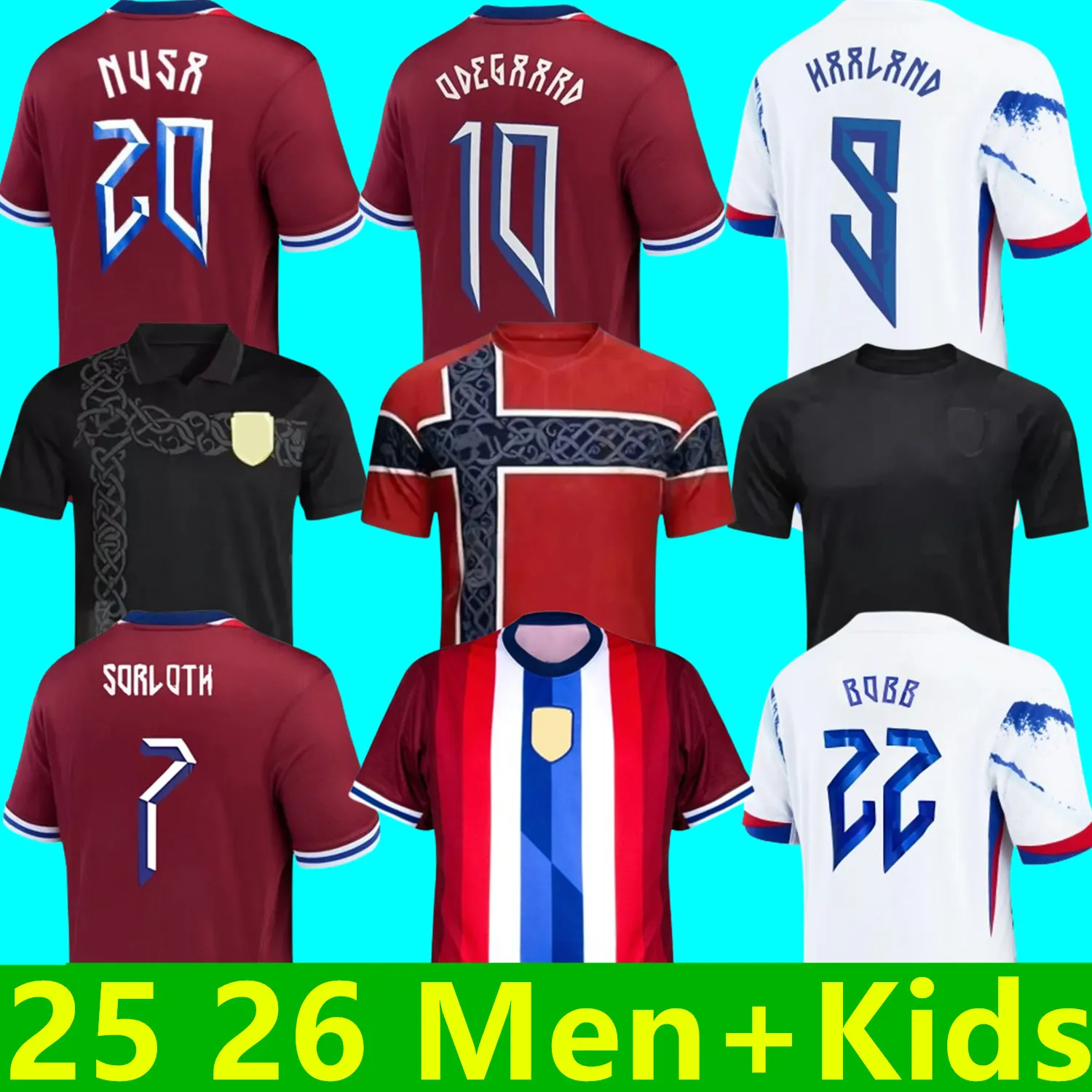 2026 World CupNorway Ronaldo Soccer Shirt Featuring SORLOTH, NUSA ...