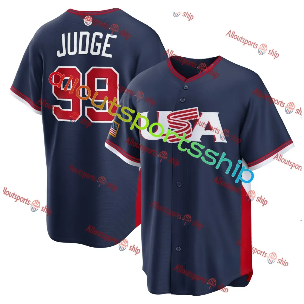 Personalized 2026 WBC Baseball Jersey with Short Sleeves for