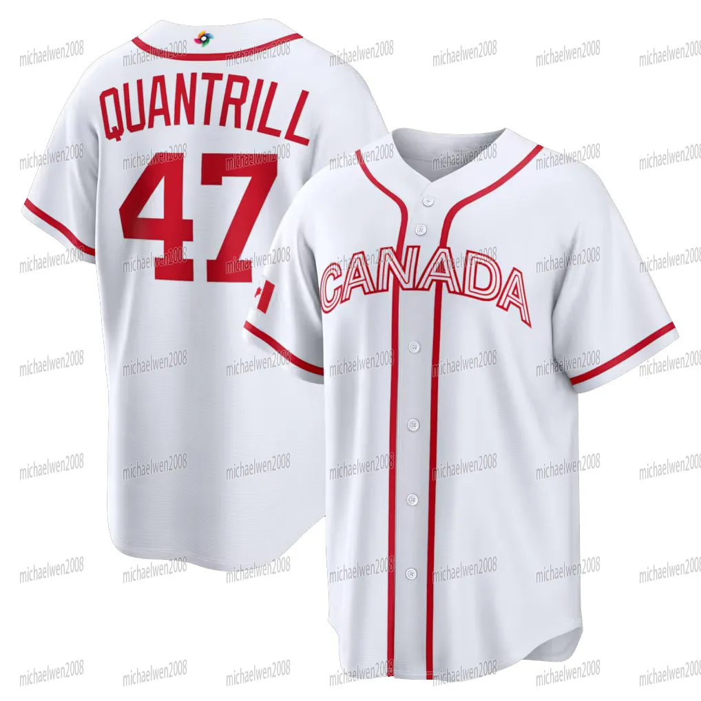 Custom Team Canada 2026 World Classic WBC Red From Nike_vip, Rs