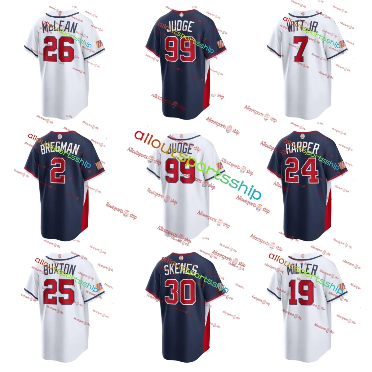 Personalized 2026 WBC Baseball Jersey with Short Sleeves for