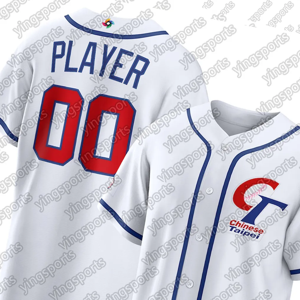 Custom Team Chinese Taipei 2026 World Baseball From Yingsports