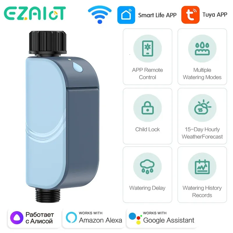 Smart Tuya WiFi Garden Watering Timer Automatic Outdoor Irrigation ...