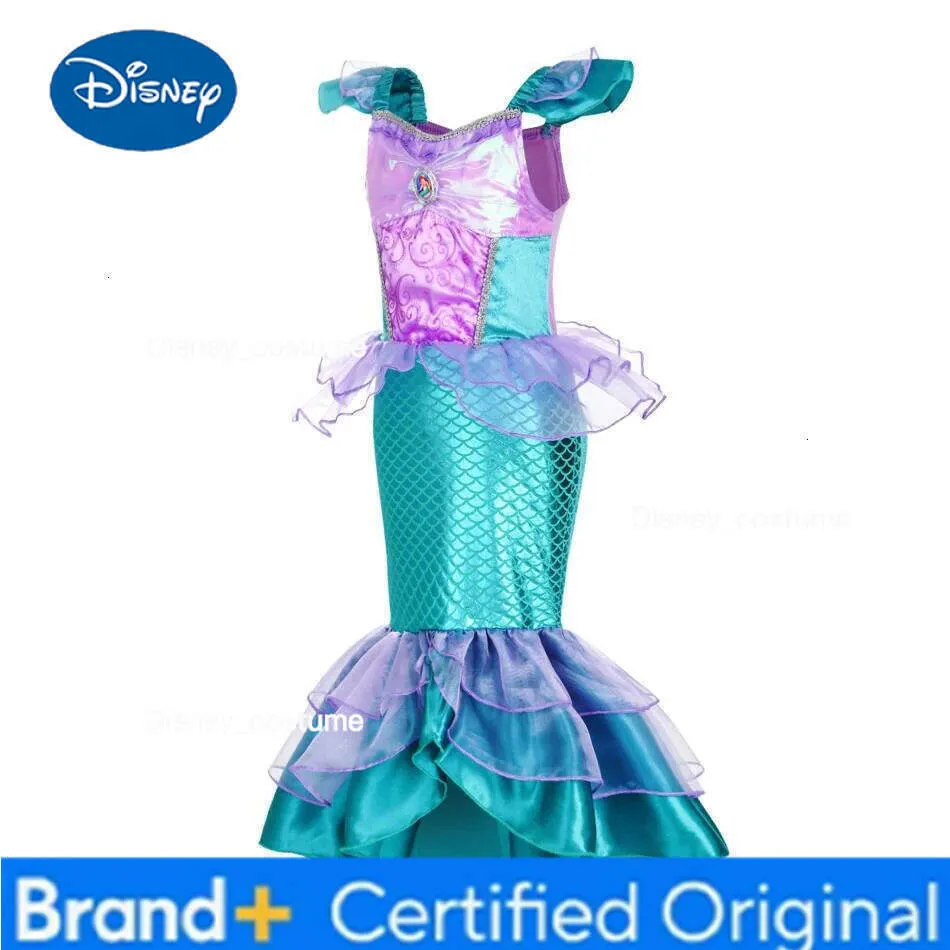 Vestido De Moana Para Niñas – Disfraz De Princesa De Un Solo Hombro Con Collar Y Accesorios