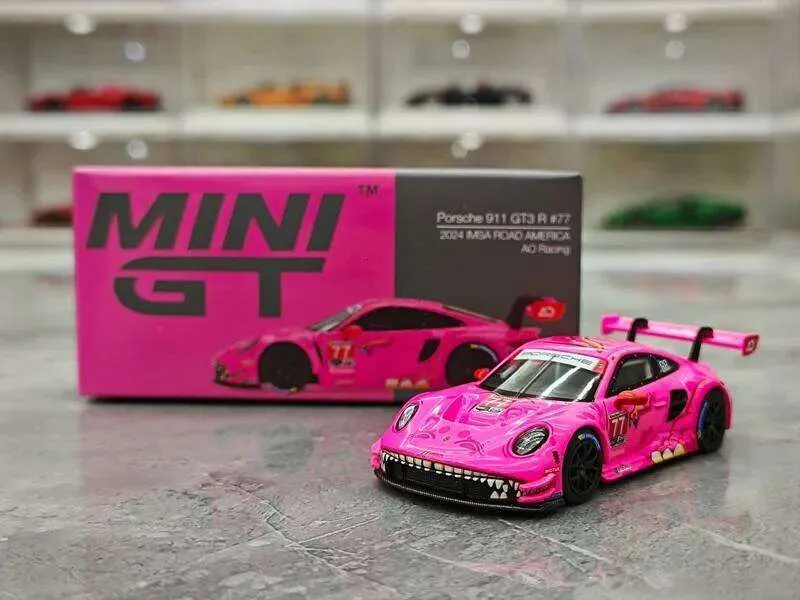 MINIGT 1:64 #1052 Porsche 911 GT3 R Pink Dinosaur De 16,26