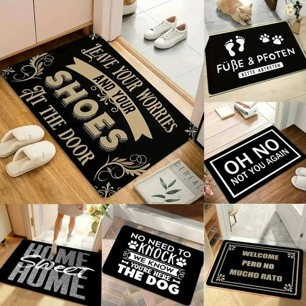 Welcome Rug Foot Non Slip Shoe Pattern Welcome Long Bathroom Rugs For... From Elevate02 ...