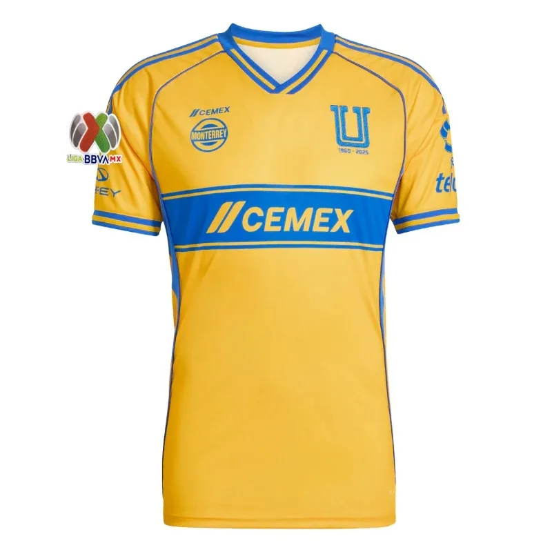 ティグレス 97-98 atletica リーガMX ユニフォーム 2025 2026 ティグレスデラ UANL サッカーユニフォームコレア GIGNAC