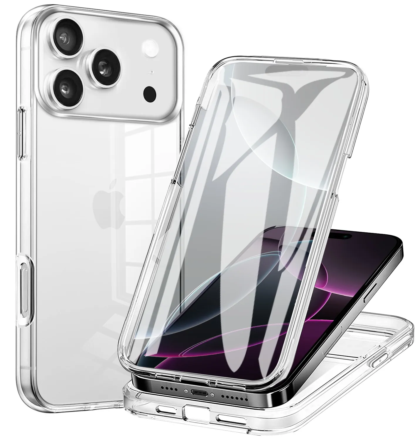 Brand 360 Degree Full Body Phone Cases Clear TPU PC... From St2017, $1. ...