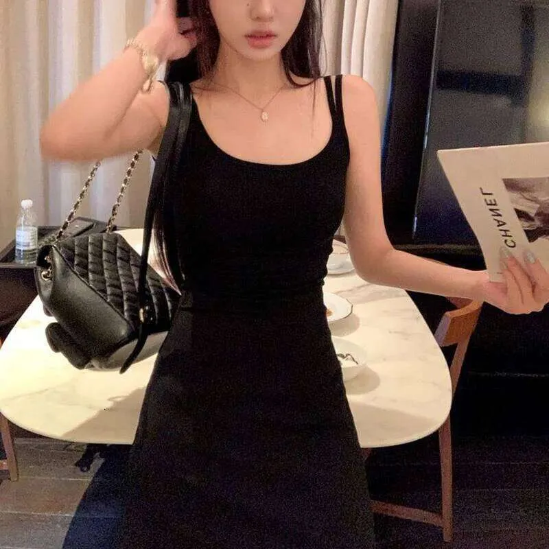 black bodycon dress with spaghetti straps Black Bandage Below Knee Bodycon Dress with Spaghetti Straps V Neck Black / XS
