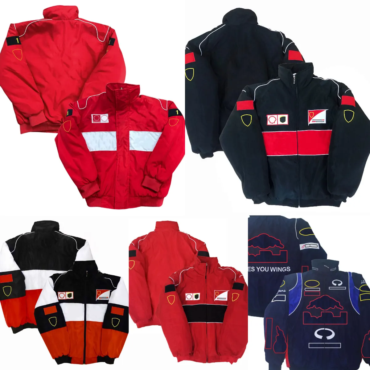 F1 Racing Jacket Fully Embroidered Formula 1 Team... From Cozokshoe ...