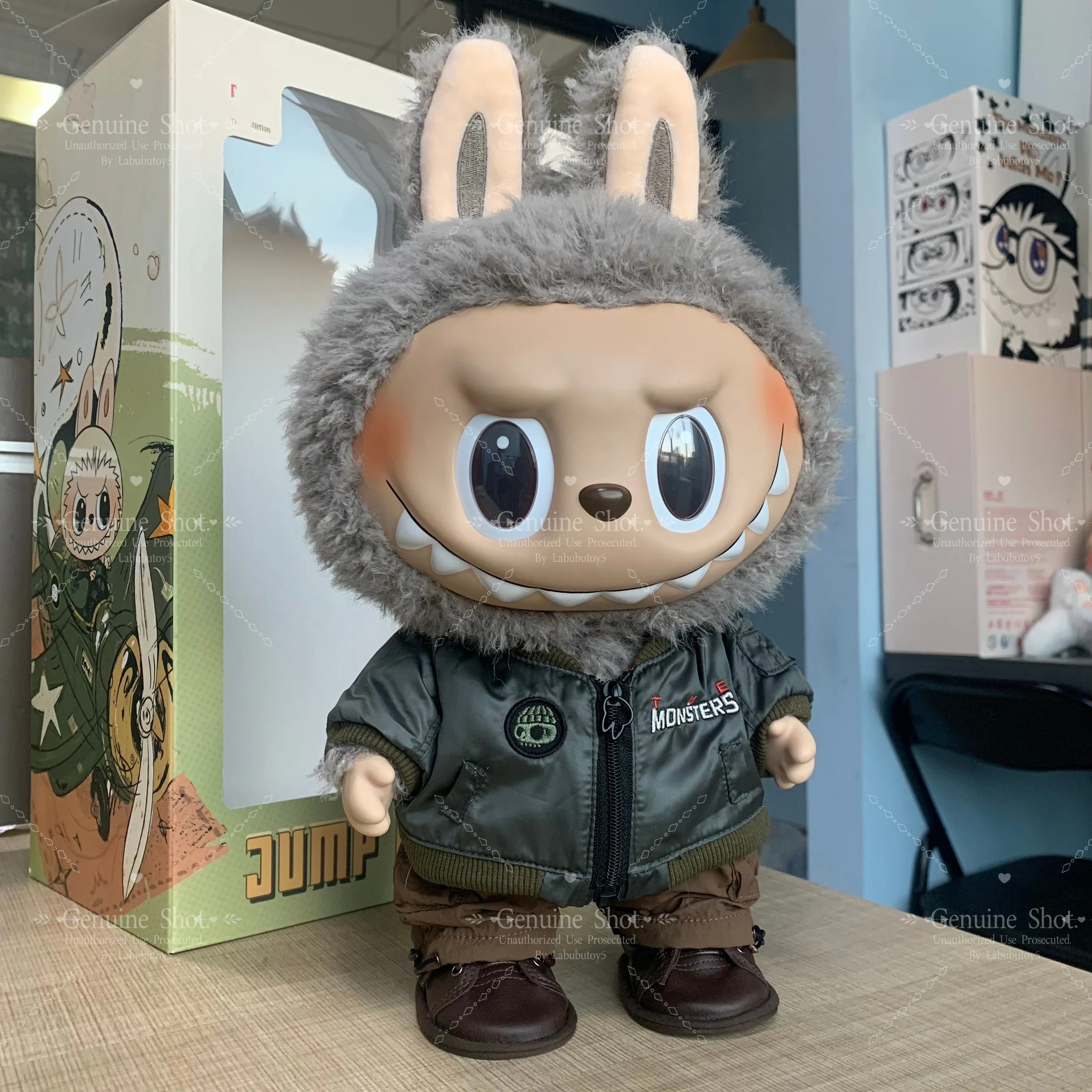 Labubu Monsters 15 in 38 cm Plush Doll with Vinyl Face Collectible from ...