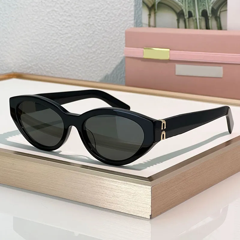 Luxury Oval Sunglasses UV400 Protection Acetate Frame  display picture 1