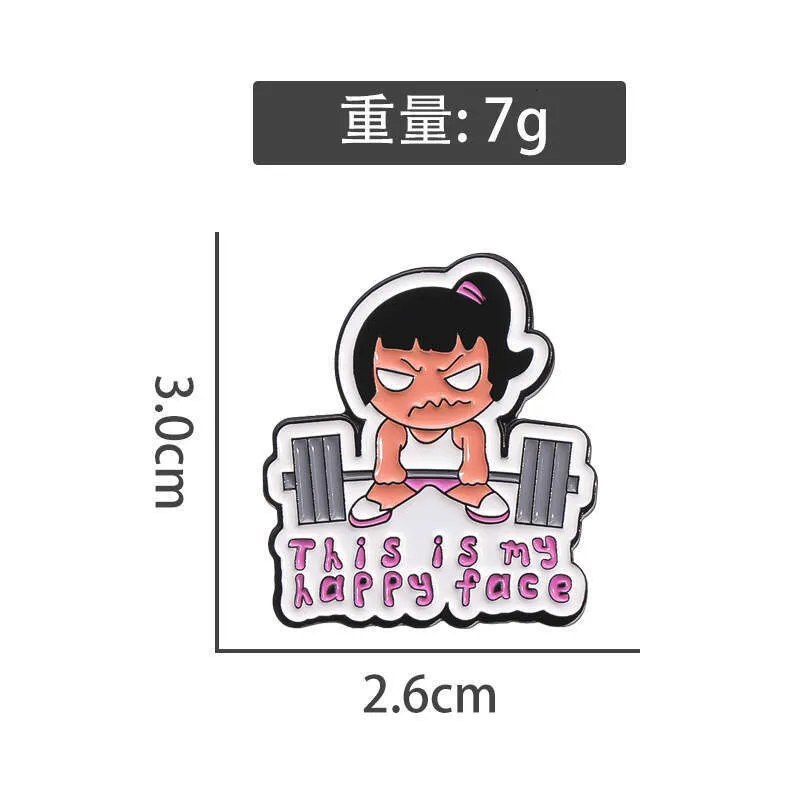 Exquisite Cartoon Pattern Metal Brooch Versatile Badge Gift_voghion.com