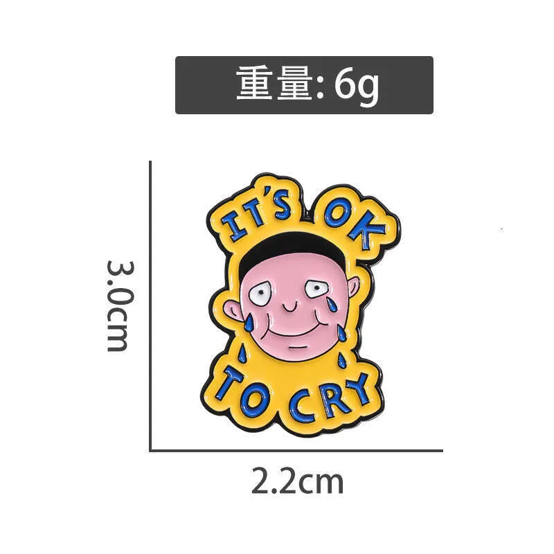 Exquisite Cartoon Pattern Metal Brooch Versatile Badge Gift_voghion.com