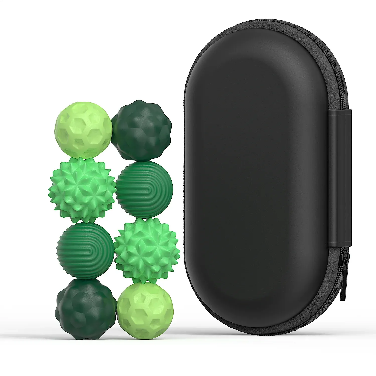 6 Bâtons Sensoriels Anti-stress En Silicone – Textures Variées – TDAH, Autisme – Voyage, Classe