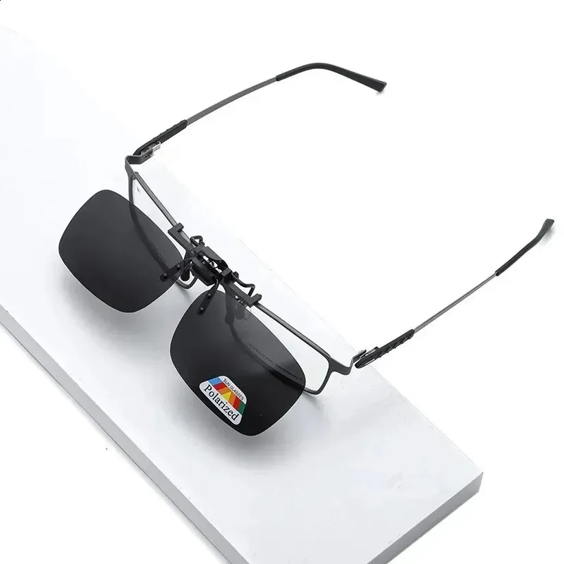 Occhiali da sole polarizzati con clip unisex guida visione