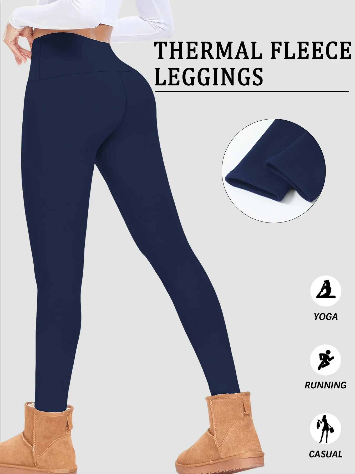 Leggings Caldi Senza Cuciture Controllo Della Pancia Per Le Donne Foderati In Pile A Vita Alta Controllo Della Pancia Inverno Lift Yoga Pantaloni Coll Viola  C1ee06e7 58d8 5fde B289 0bdaab0d5bee