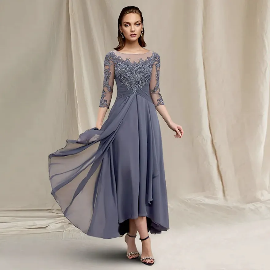 sachin and babi light blue dress Dove Grey Wedding Dress