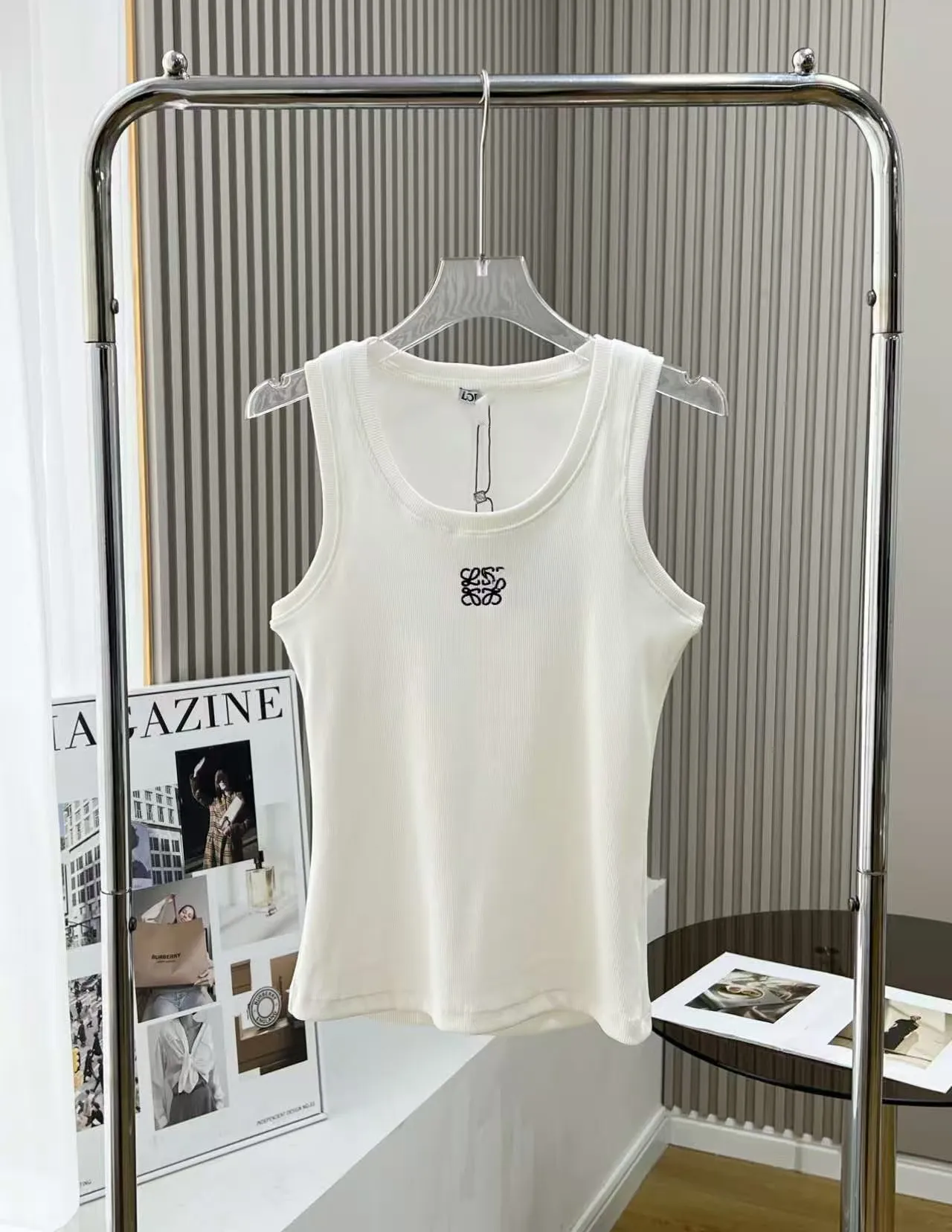 Designer Womens Knitted Embellished Tank Top ... From Huebox 