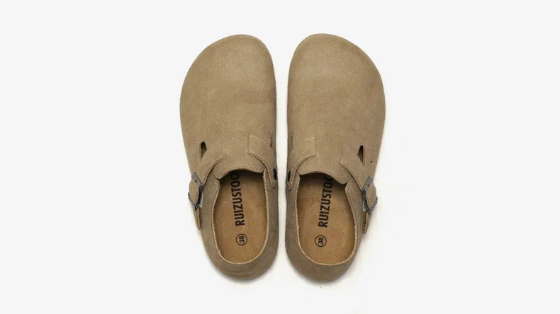Casual Beach And Outdoor Sandals With Comfortable Cork Sole_voghion.com