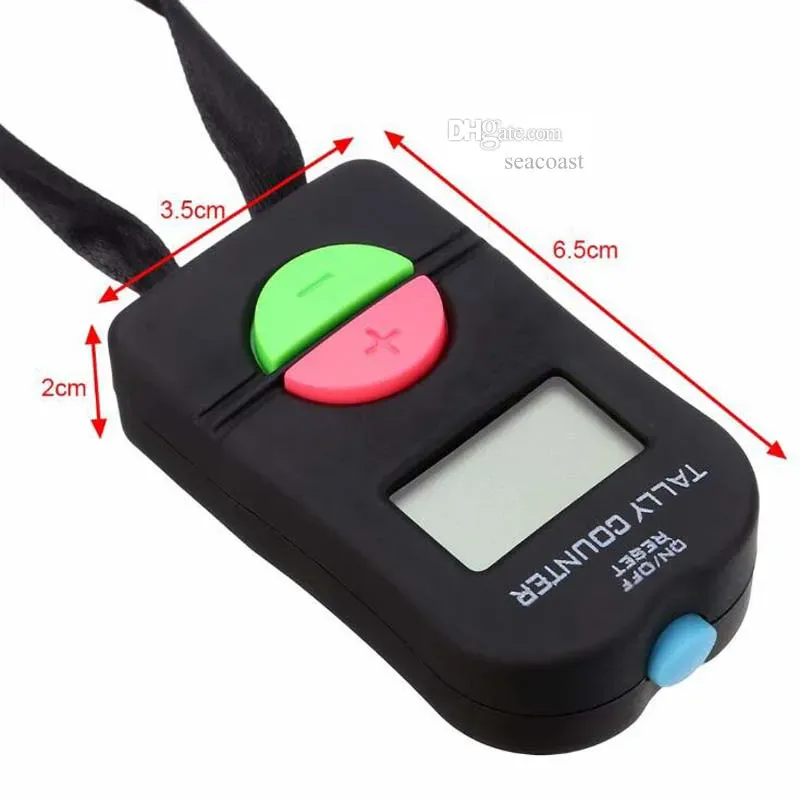 Digitale Vingerteller – Elektronische Ring Met LED-display, Handmatig Tellen, Voor Golf, Breien, Voorraad, School