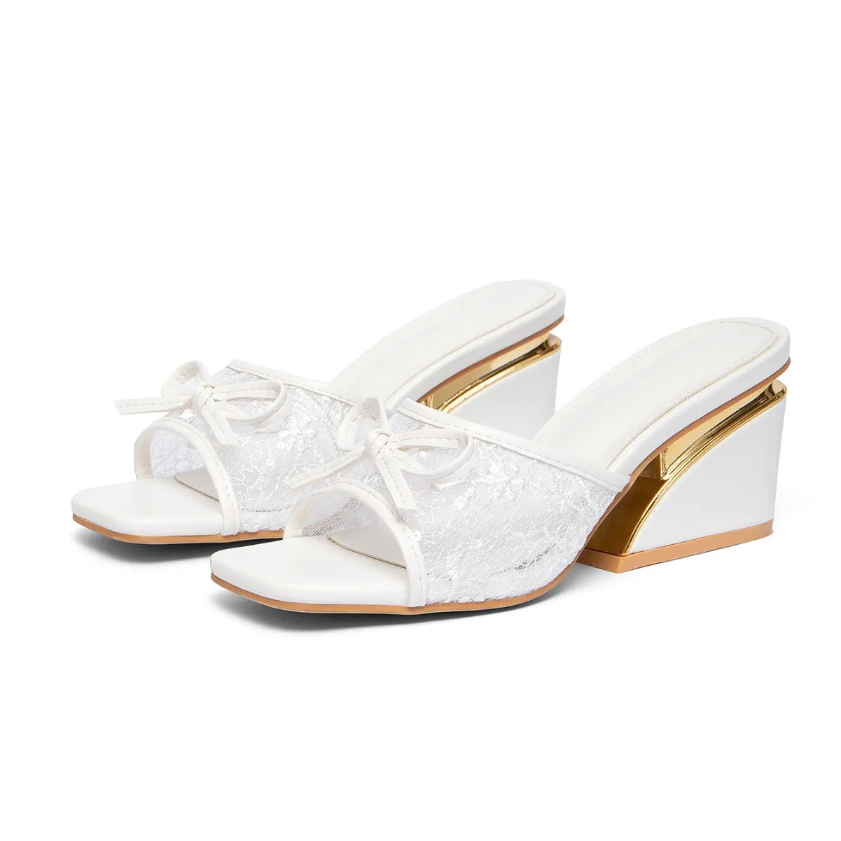 2026 New Summer Women's Wedge Fashion Square Toe High Heel Casual All Match Ladies Sandals 36 41_vogvips.com