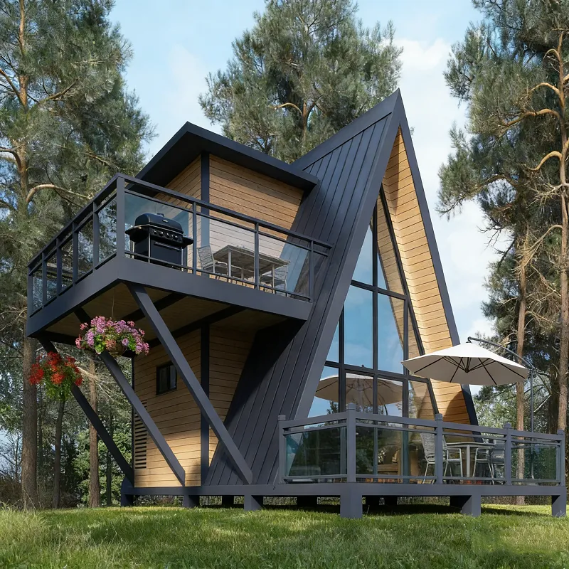 Luxury Triangular Modular Prefabricated Tiny Houses ... From ...