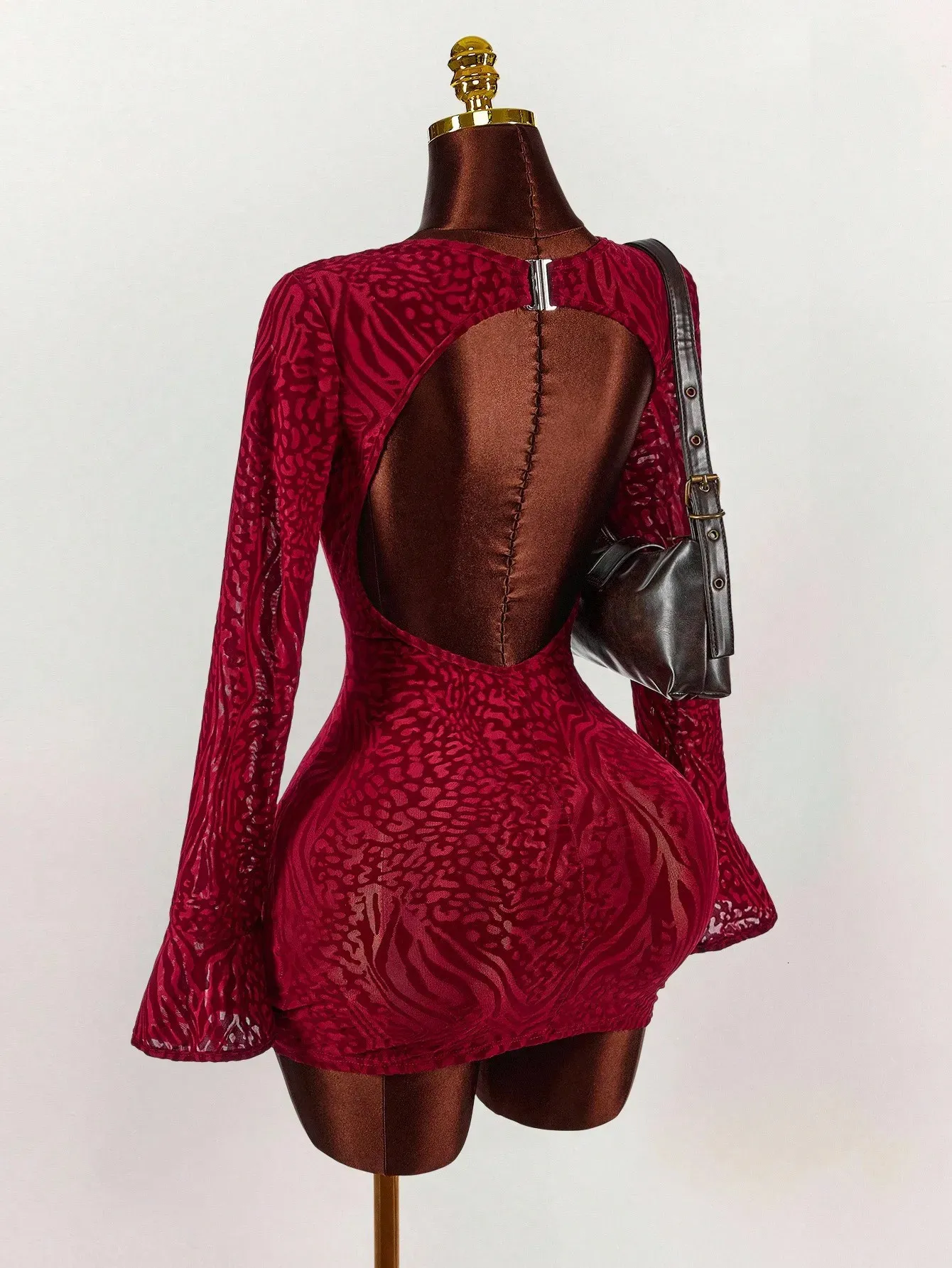 red backless mini dress Veronica Backless Mini Dress: Red Mini Dress for Birthday