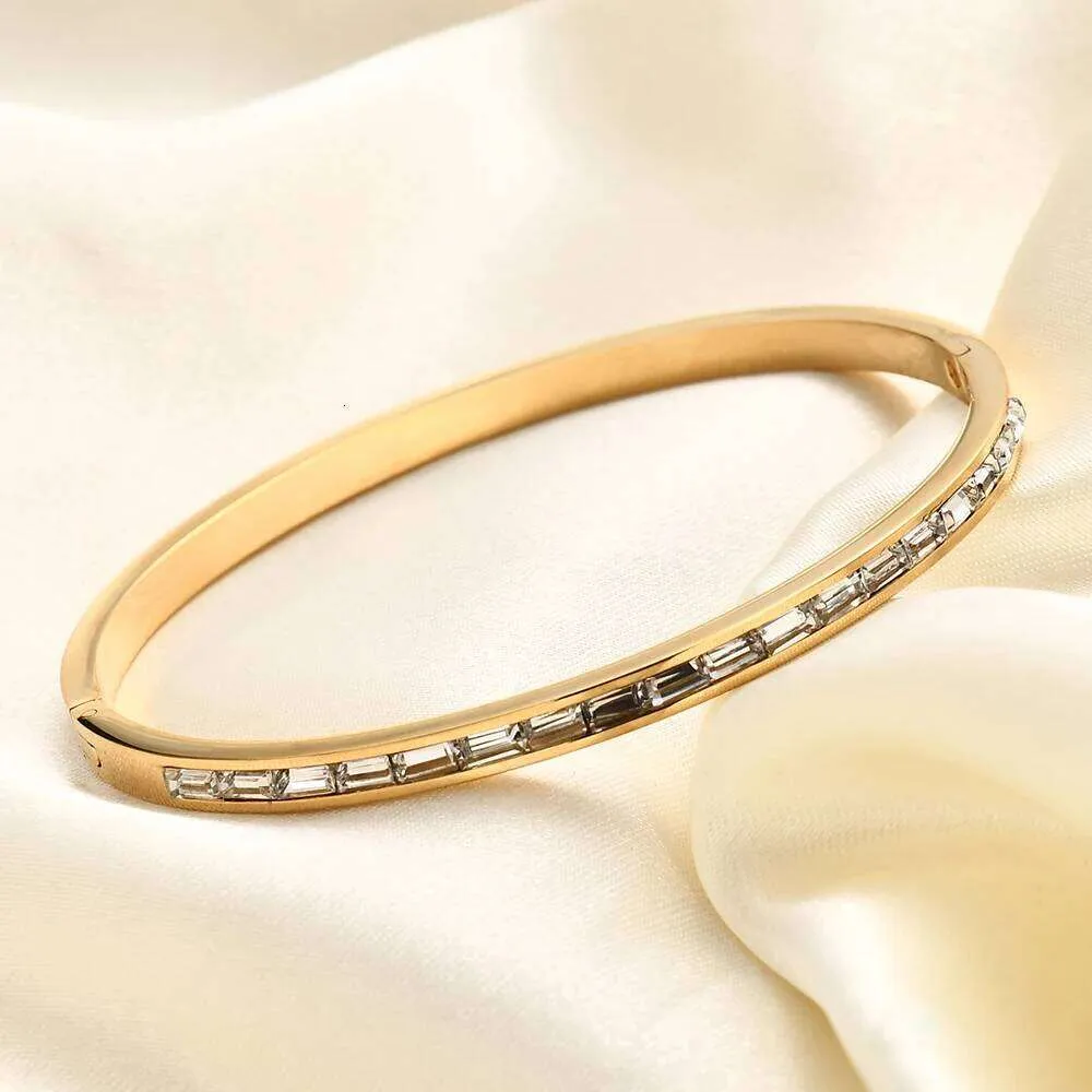 Fashion 4mm Open Stainless Steel Bracelet For Women Simple Luxury Zircon Bracelets Trendy Jewelry Girl Gifts Waterproof_voghion.com