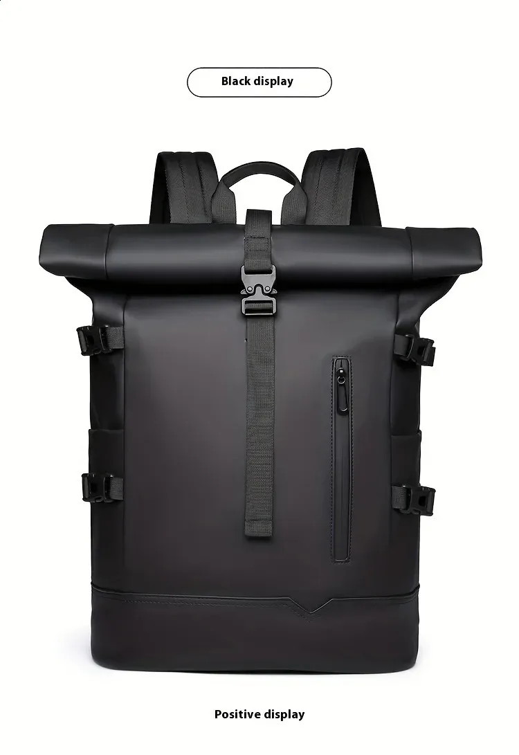 backpack for men travel business computer back pack with SHENHU Laptop 17.3 inch XL Backpack Waxed Canvas College Daypack Backpack Black Gray : Electronics Organized compartments keep your belongings tidy The 5 Best Laptop Backpacks
